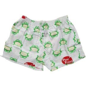 Vintage Paul Frank Womens Boxers, Lester the Frog, Underwear, Boxer Shorts, SM